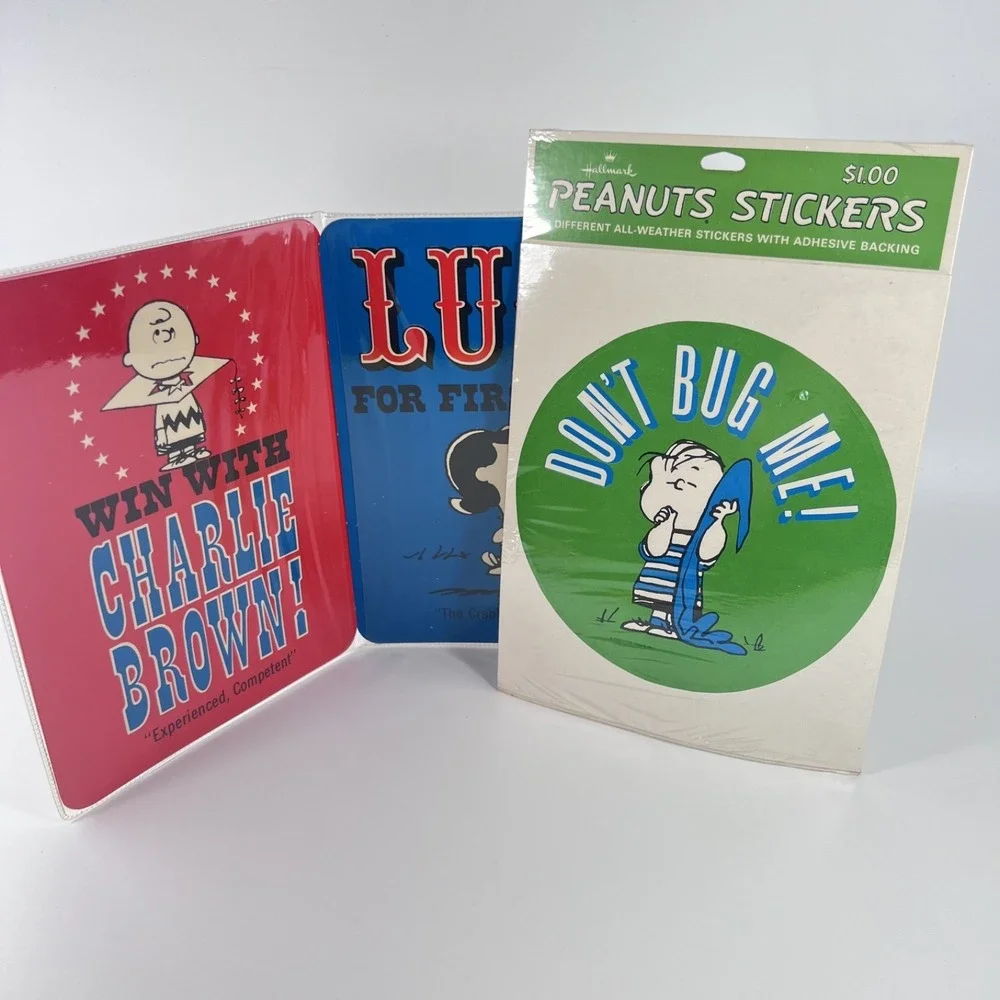 VTG  Peanuts Comic Books 1952-1963 Holt‎ Rinehart Winston LOT+Stickers/Postcards